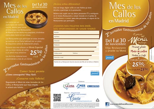 Noviembre es… ¡el Mes de los Callos!