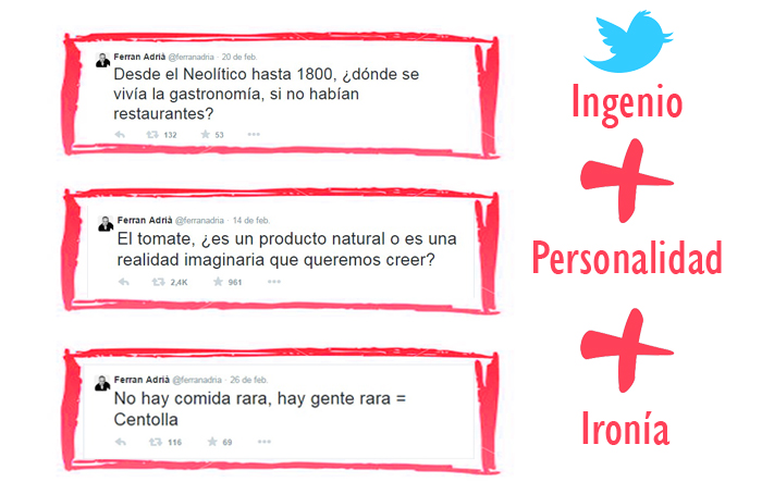 Explota tu imagen: las locuras de Ferran Adrià en Twitter