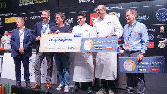 Jordi Comas gana el concurso ‘Escoge a tu pinche’ de Makro en Madrid Fusión
