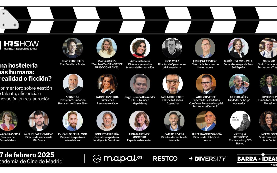 Restauración en acción en el II HR SHOW: 21 actores clave y el guion definitivo para liderar equipos, innovar y enamorar al talento