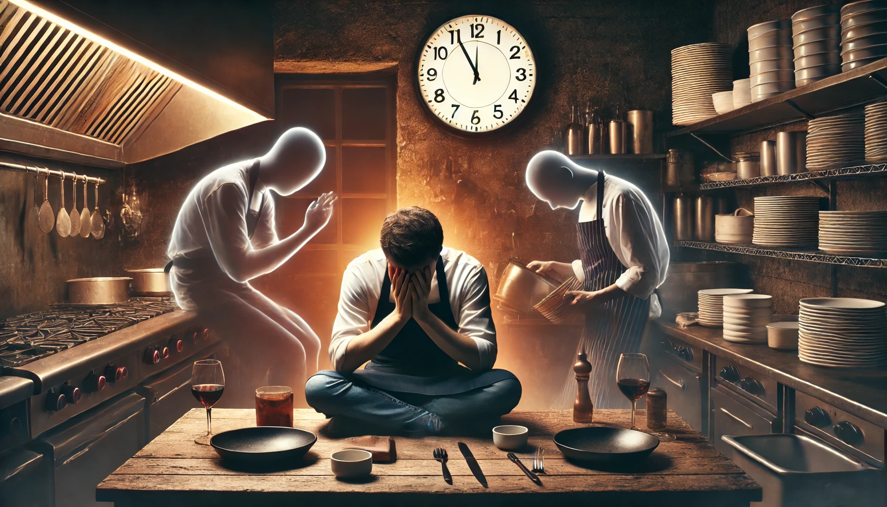 Cocinando a fuego alto: el precio emocional de trabajar en hostelería