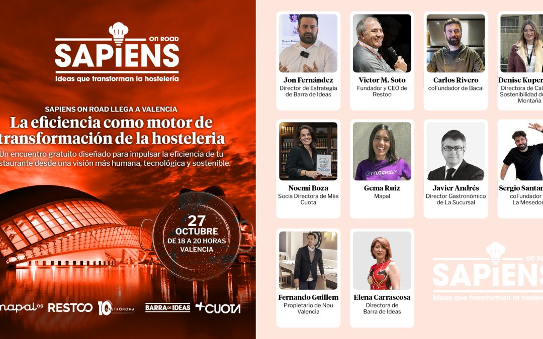 Sapiens On Road Valencia: cuando la hostelería se cuenta sin filtros