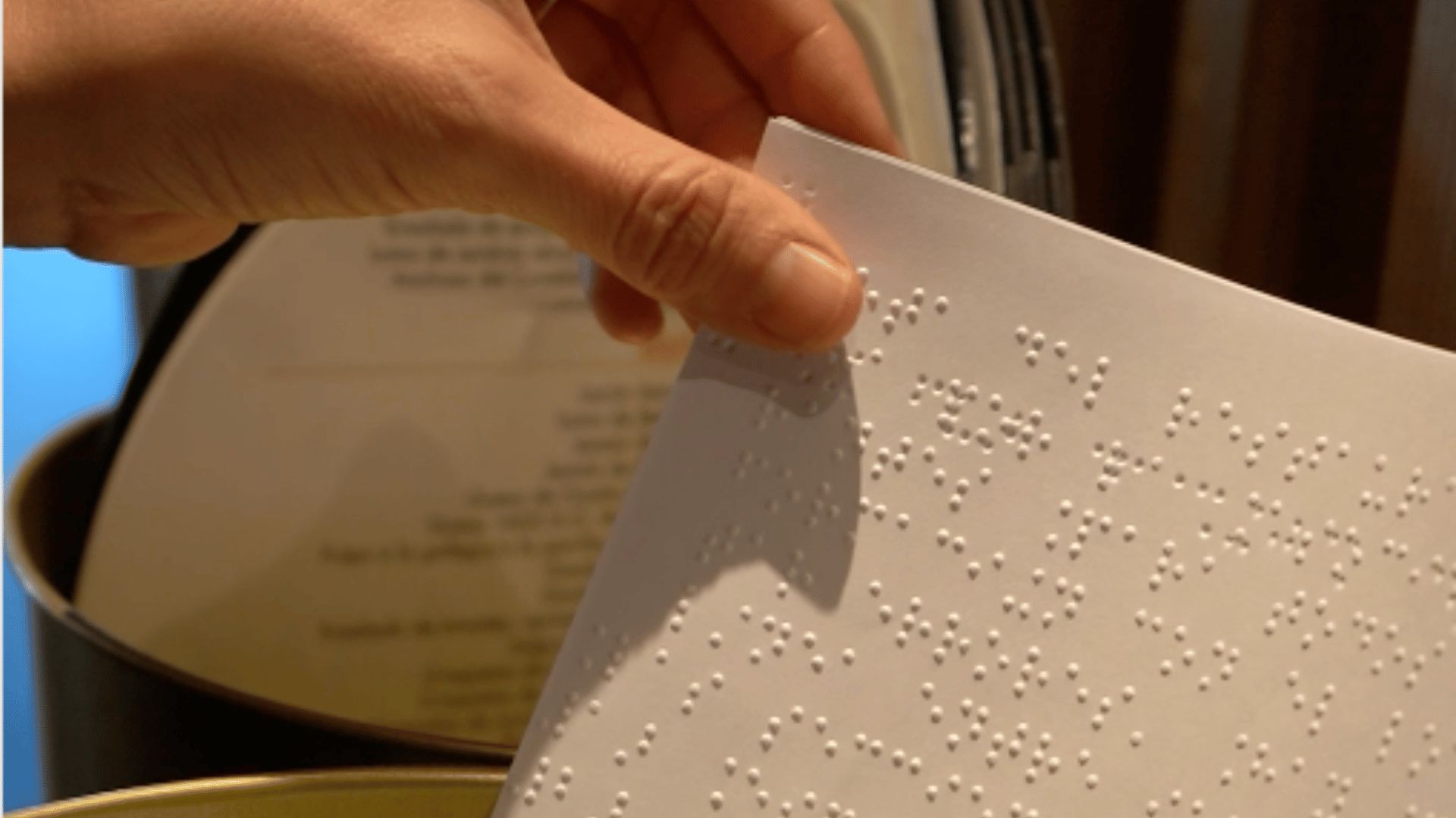 Bálamo adapta su carta al braille para mejorar la accesibilidad